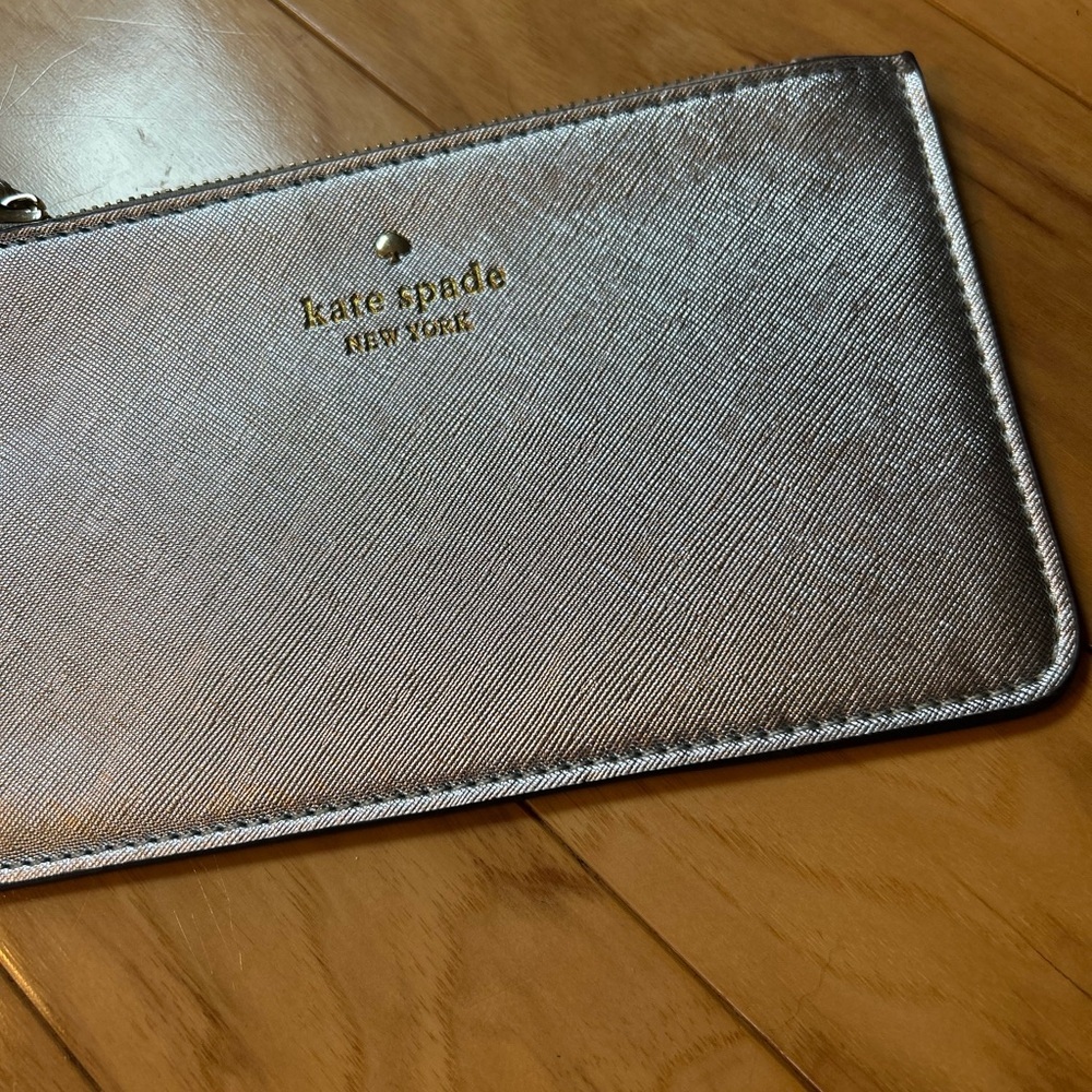 Kate Spade Silver Wristlet Wristlet - Picture 4 of 10